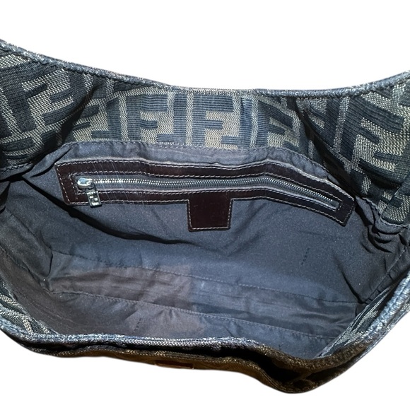 Vintage Fendi Brown and Tan Baguette Shoulder Bag - Picture 9 of 15